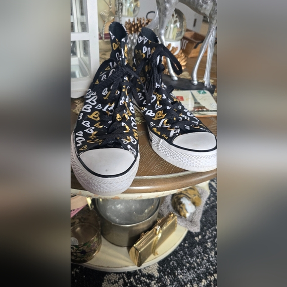 Converse Chuck Taylor all starts high black with heart - Picture 10 of 17
